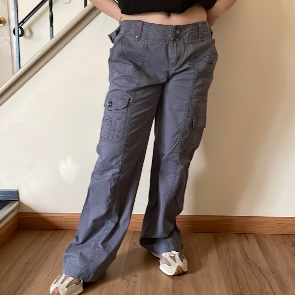Y2K Grey cargo pants